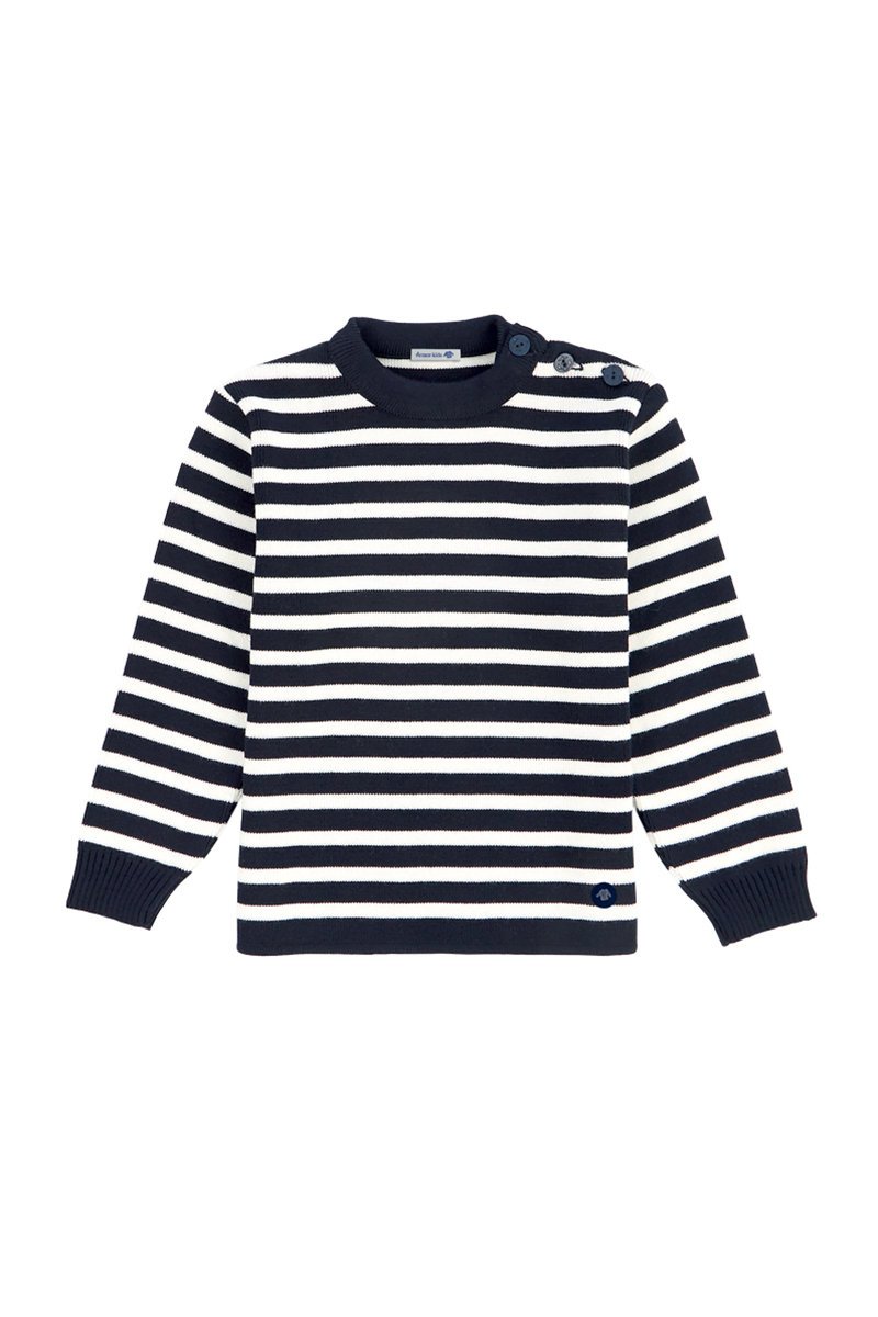 Pull marin rayé 