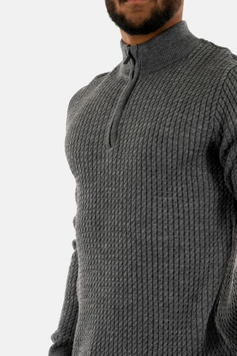 Pull hiver Benson & Cherry fairup gris