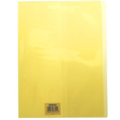Calligraphe - Protège cahier sans rabat - A4 (21x29,7 cm) - cristalux - jaune transparent