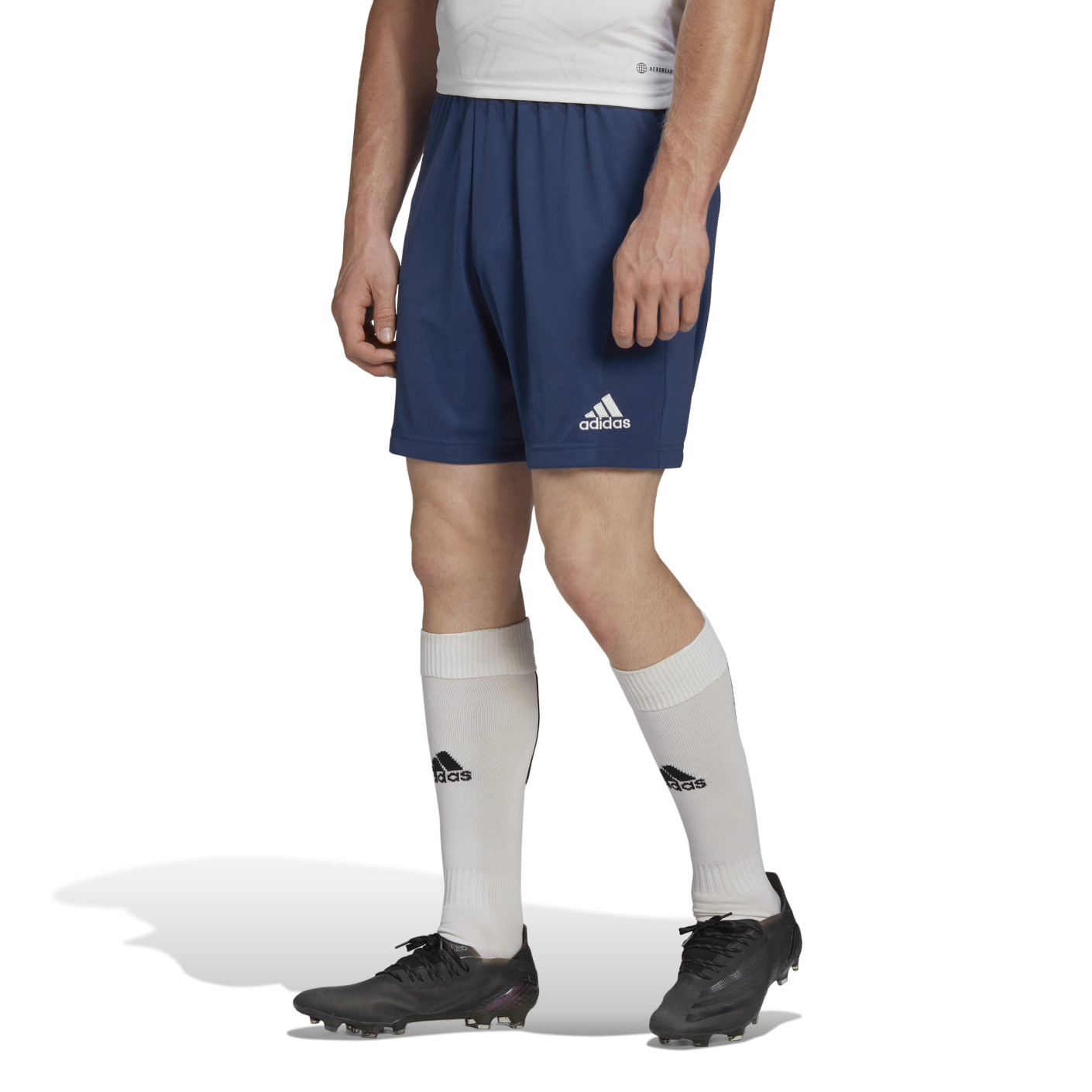 Adidas Entrada 22 Voetbalbroekje Donkerblauw Wit