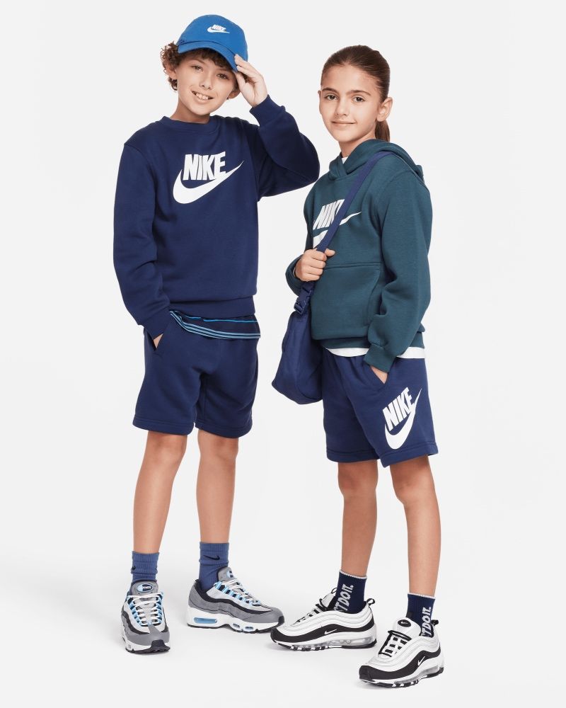Short Nike Sportswear Club Fleece Bleu Marine pour enfant