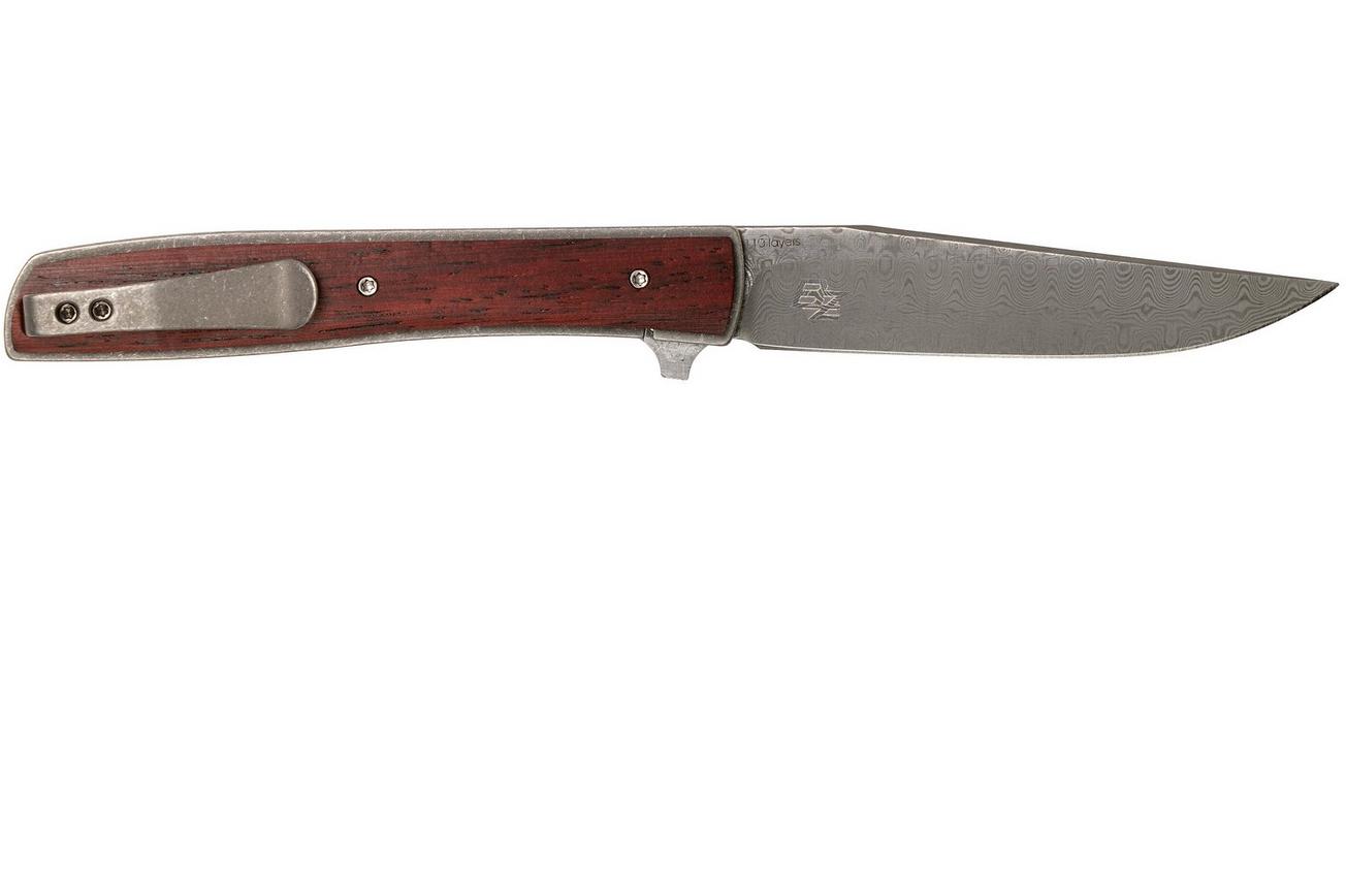 Böker Plus Urban Trapper Cocobolo Damast 01BO176DAM zakmes