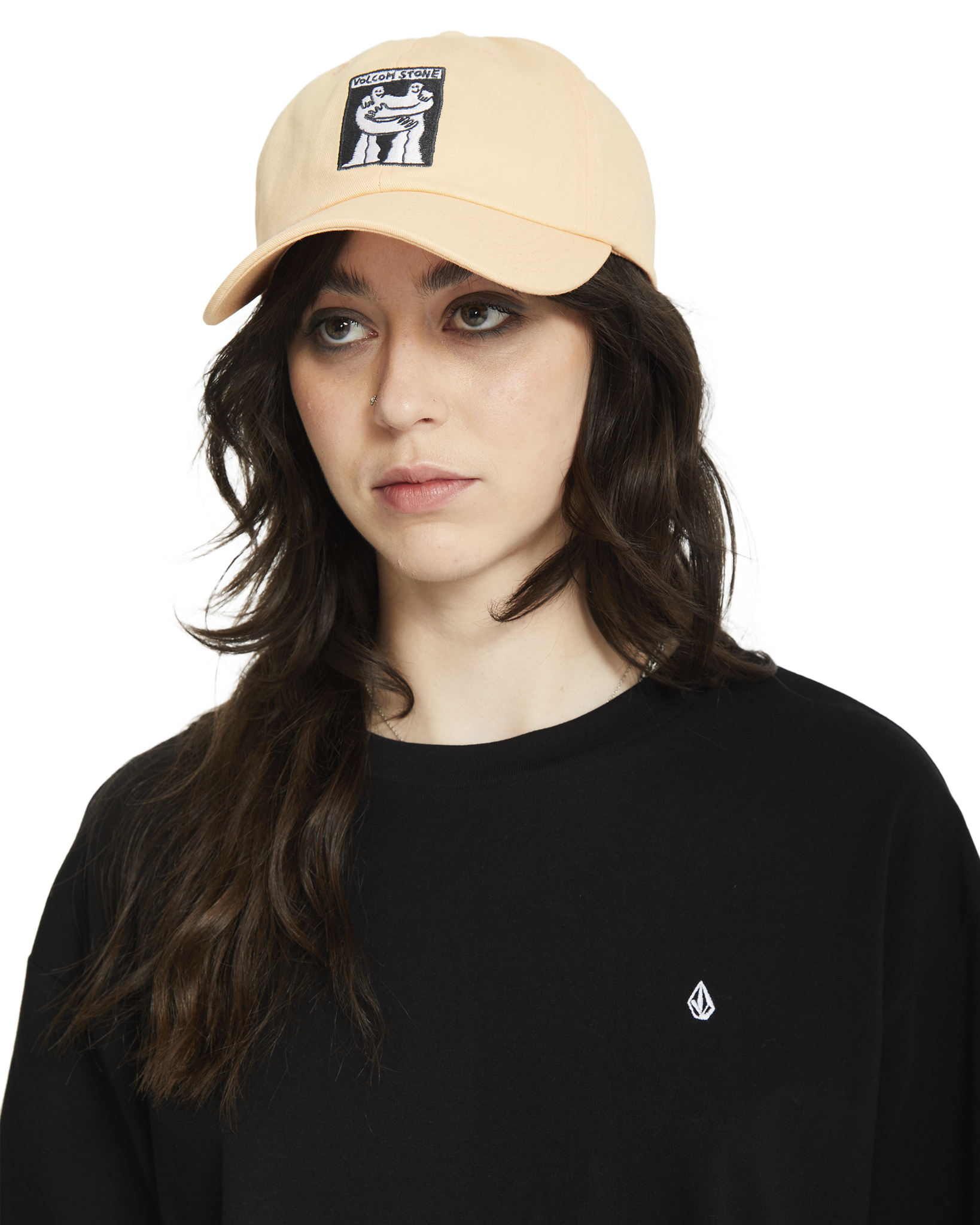 Volcom Stone Bloom Cap Pale Peach