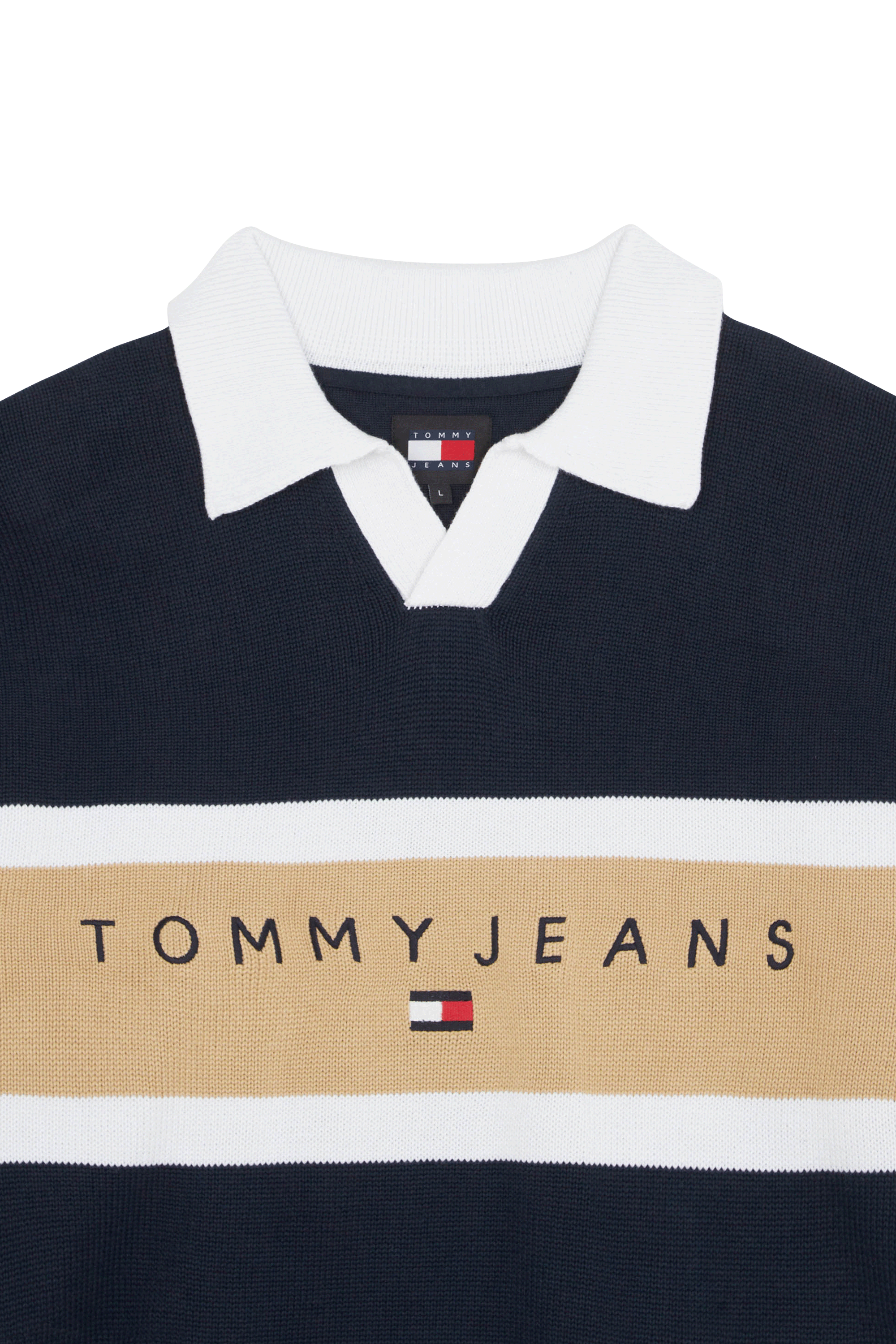 TOMMY JEANS Polo TJM RLX TROPHY NECK Bleu