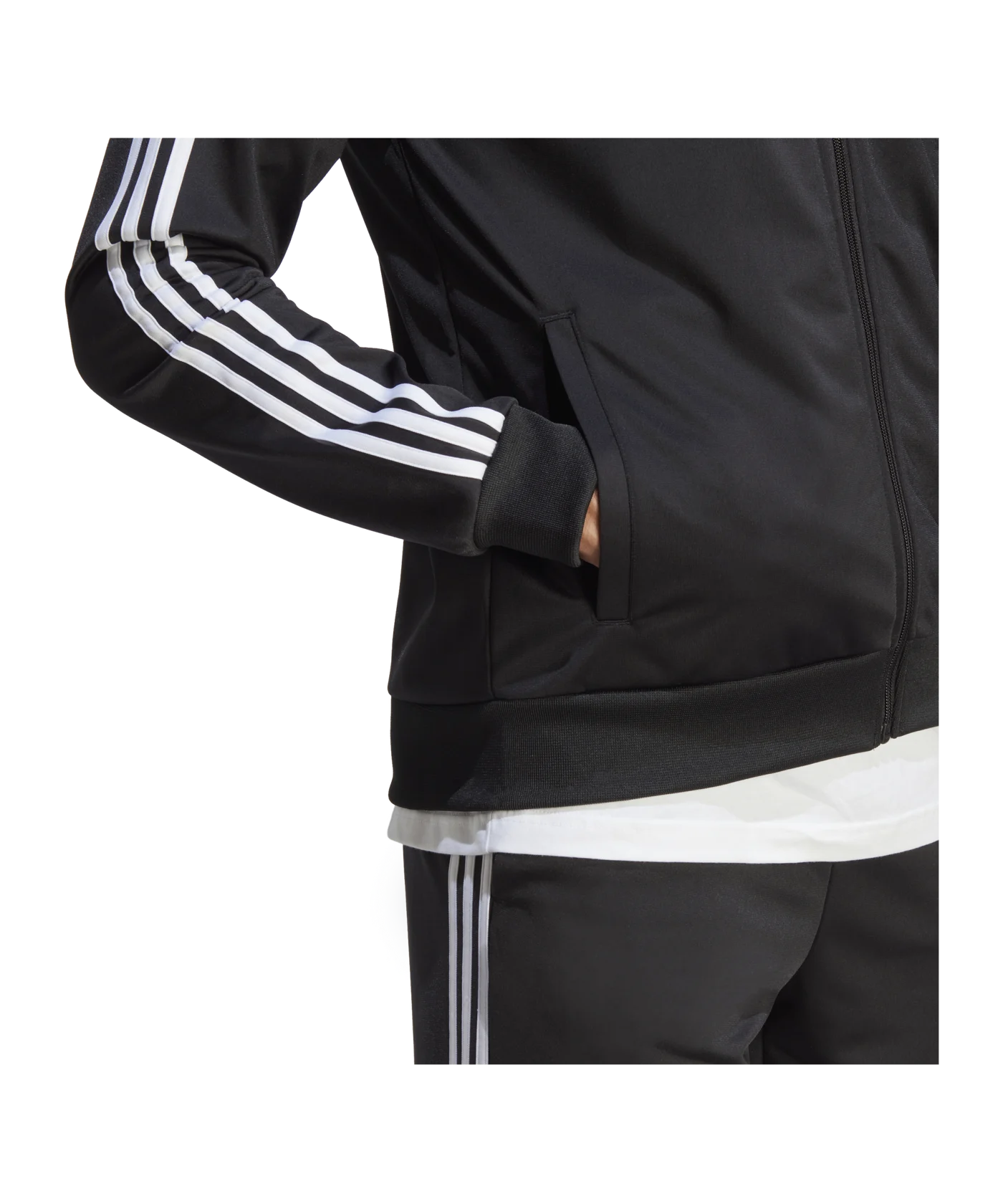 adidas 3S Trainingsanzug Schwarz