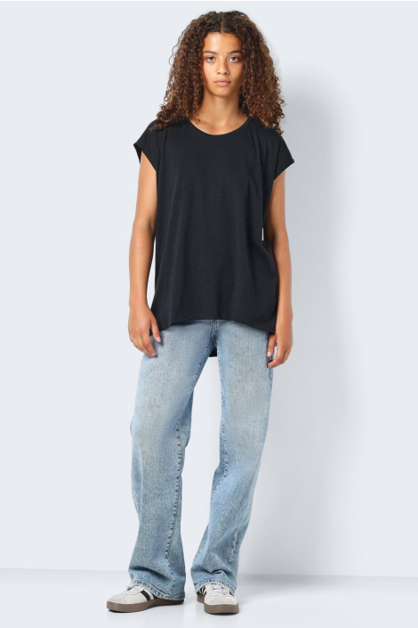 Noisy may zwarte dames t-shirt