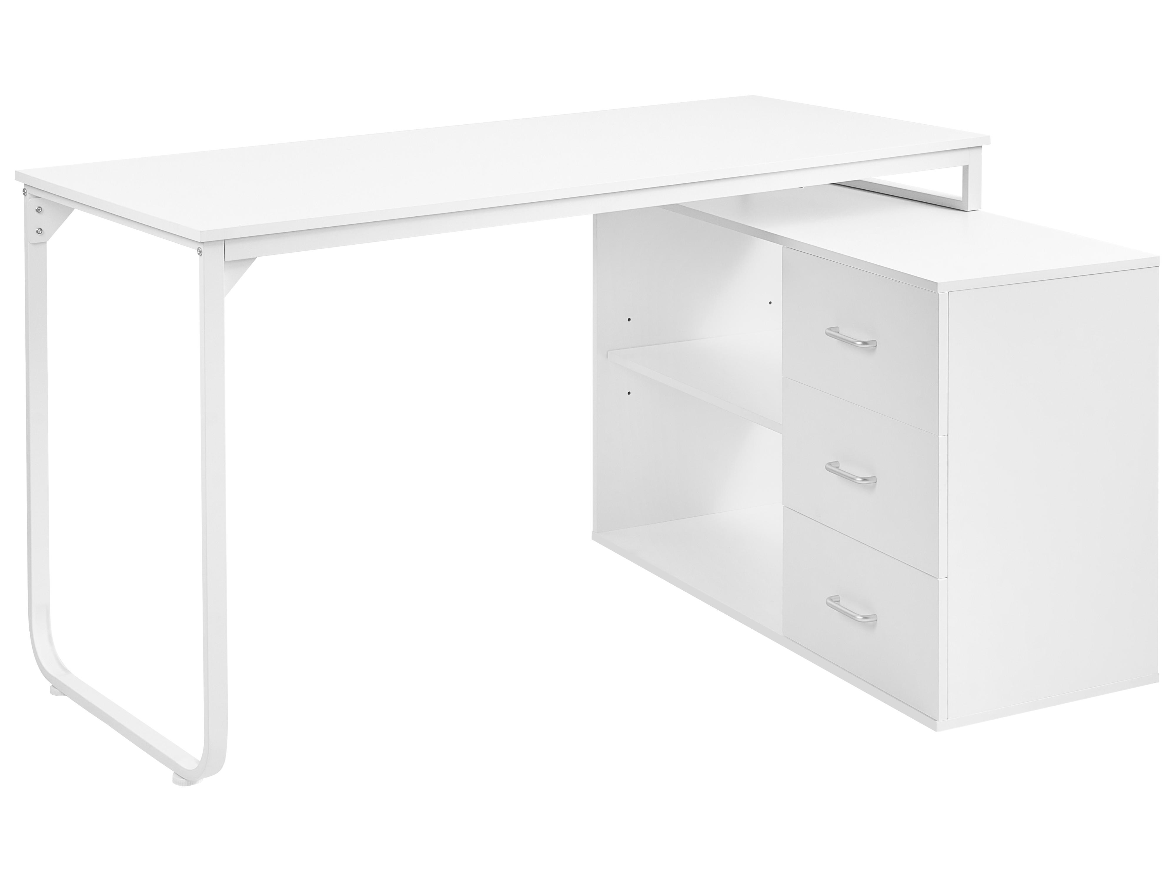 Hoekbureau SOGNE Wit 140 cm 100 cm
