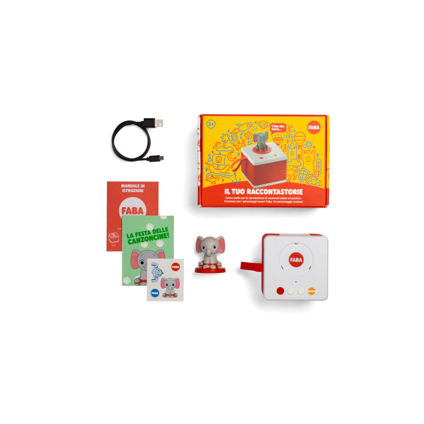 Faba Raccontastorie Start Set Bianco (Italienisch)