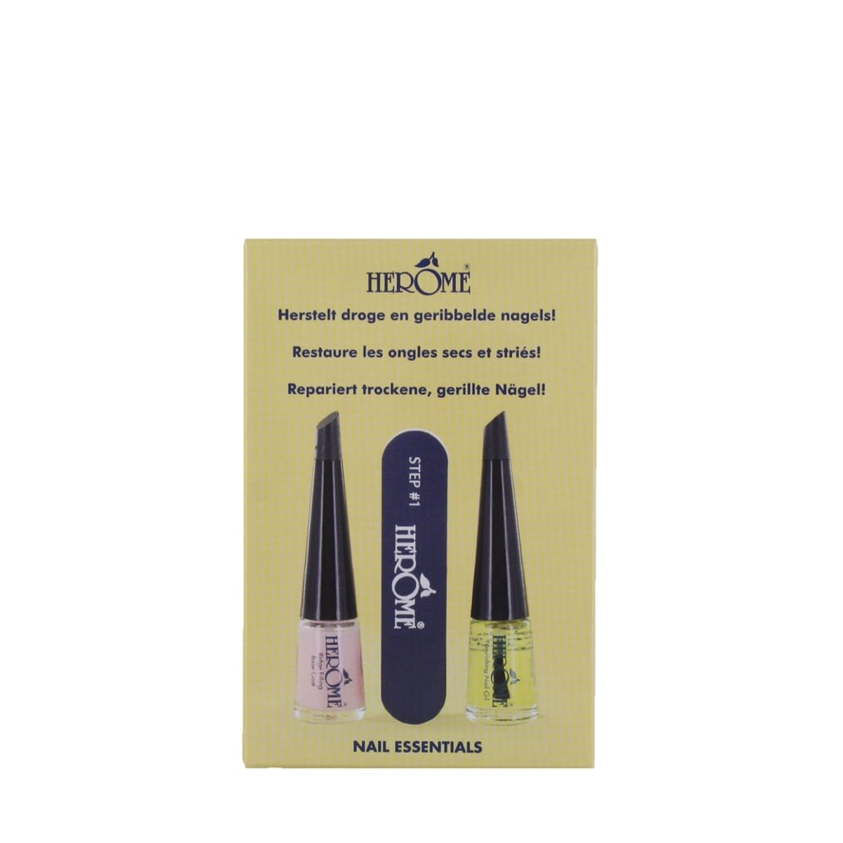 Hérôme Nails essential Set Set Pour Ongles Secs et Striés