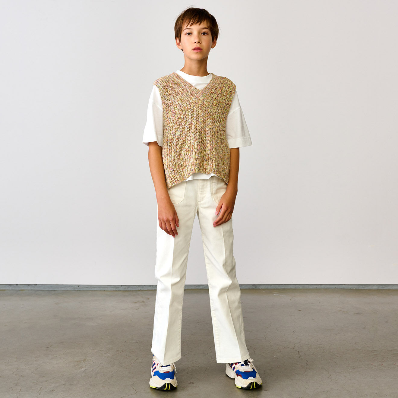 Bellerose Pull en Maille épaisse de Coton mélangé Auales sans manches beige