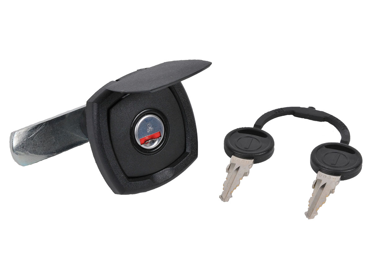 Obelink slot met afdekklep - black