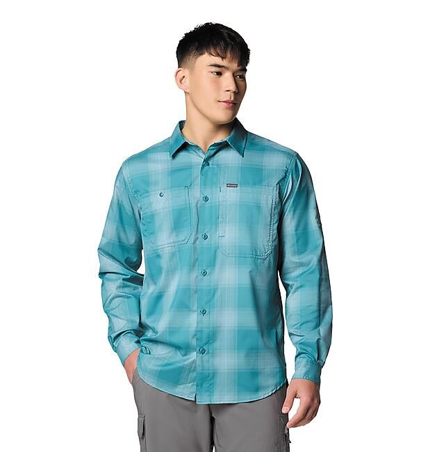 COLUMBIA - CHEMISE SILVER RIDGE UTILITY LITE PLAID LS M