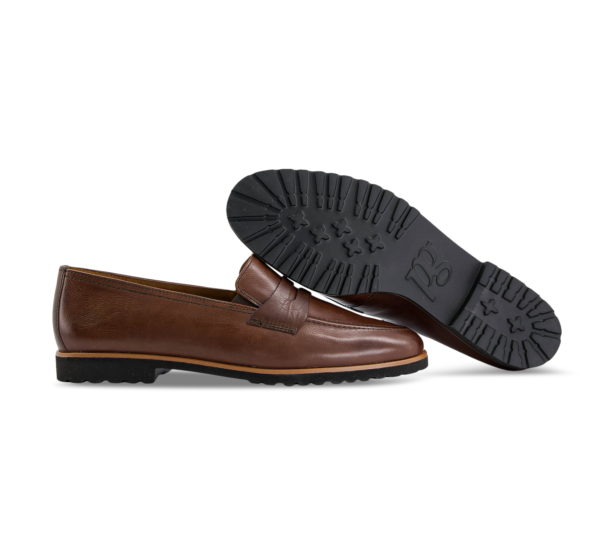Paul Green Mocassins ungefüttert braun