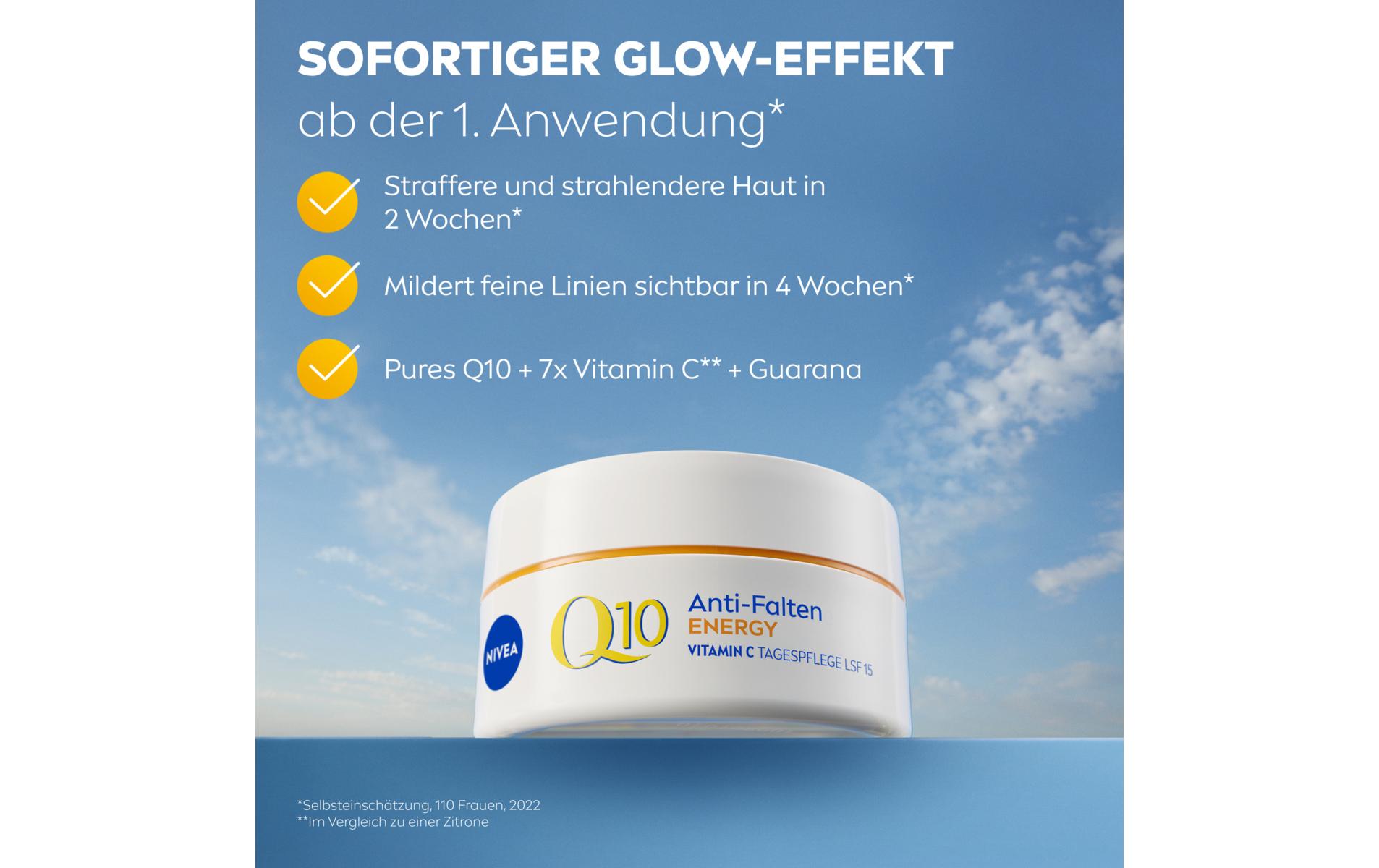 Tagescrème Q10 Energy Anti-Falten LSF 15 50 mlTagespflege Anti-Falten mit LSF 15
