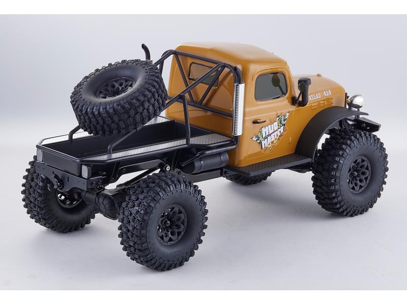 RocHobby Scale Crawler Atlas Mud Master 4WD Gelb, ARTR, 1:1 Rock Crawler mit tiefem Schwerpunkt