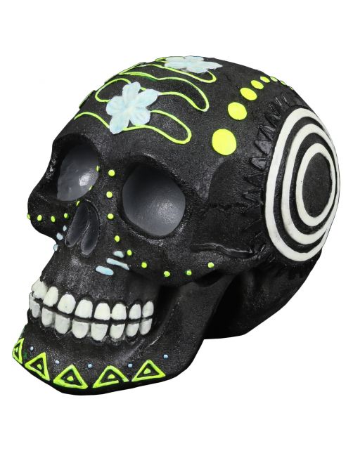 Aqua Della Dia De Los Muertos Schedel 4 - Aquarium - Ornament - 16.7x11.7x13.2 cm