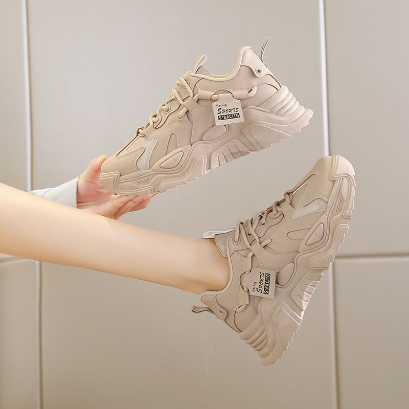 Sleeko - Veterschoenen met sleehak