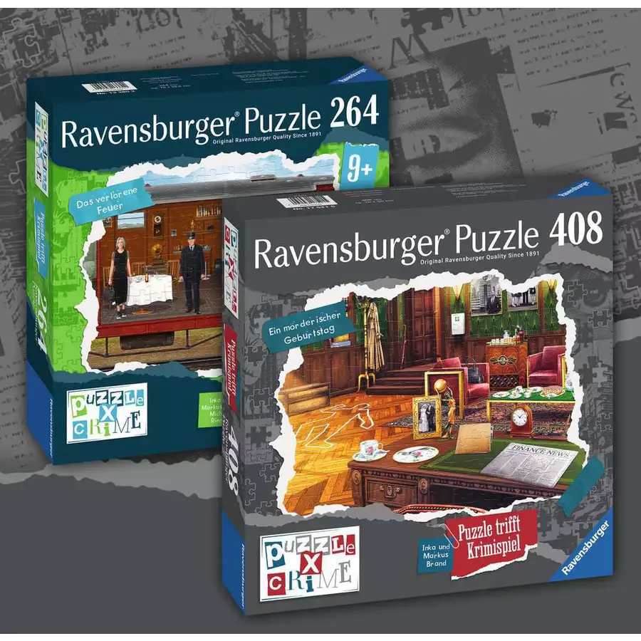 Ravensburger Puzzle X Crime: Ein mörderischer Geburtstag bunt