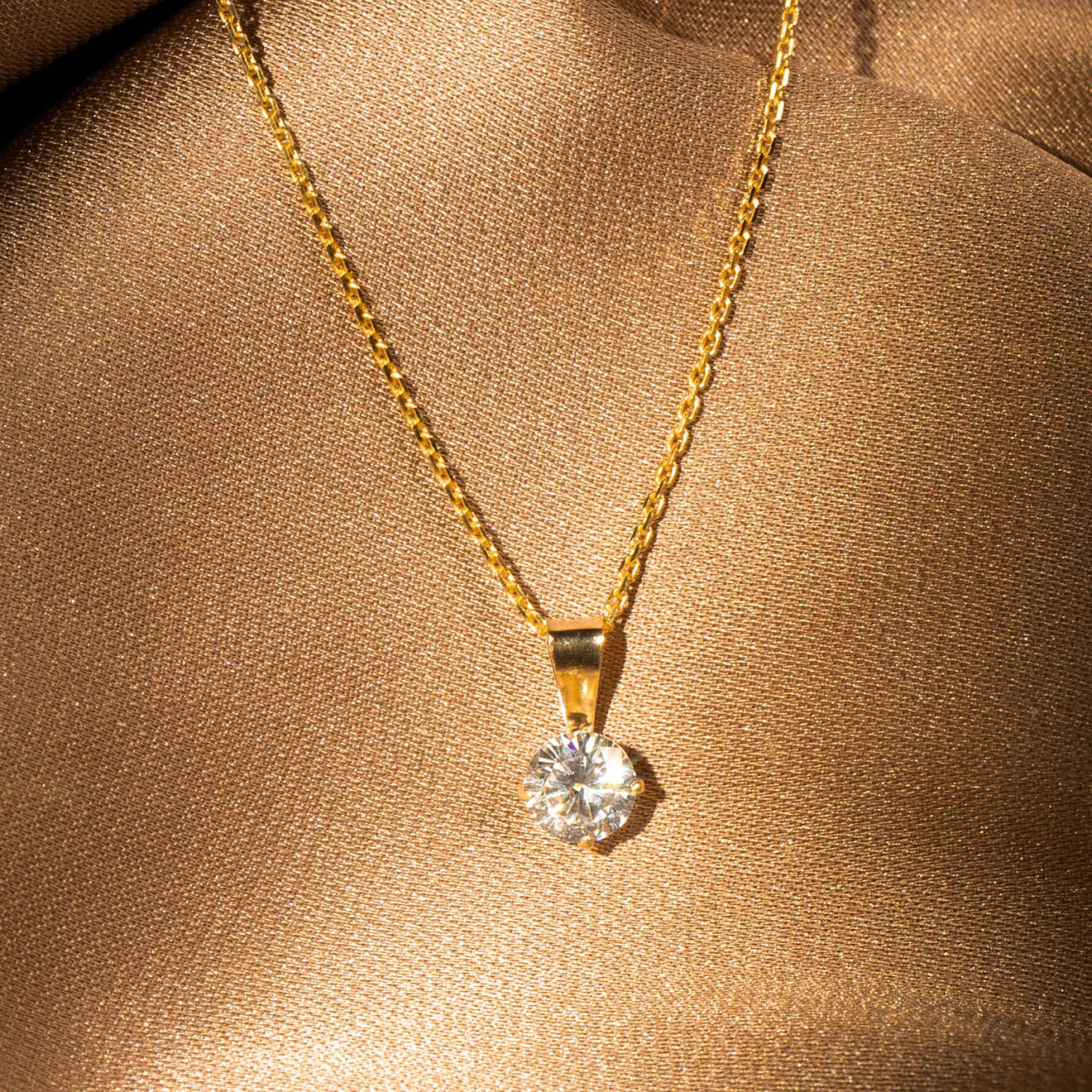 Instant d'Or Pendentif Splendeur or jaune