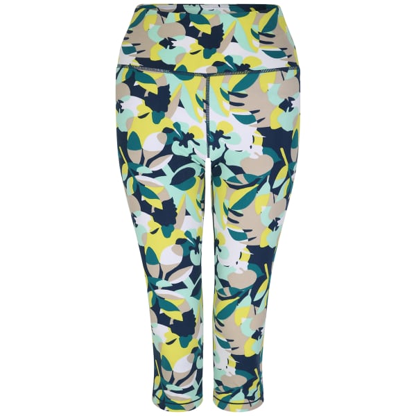 Collant running DARE 2B W INFLUENTIAL 3/4 LEGGING MOONLIGHT DENIM PETAL FUSION PRINT