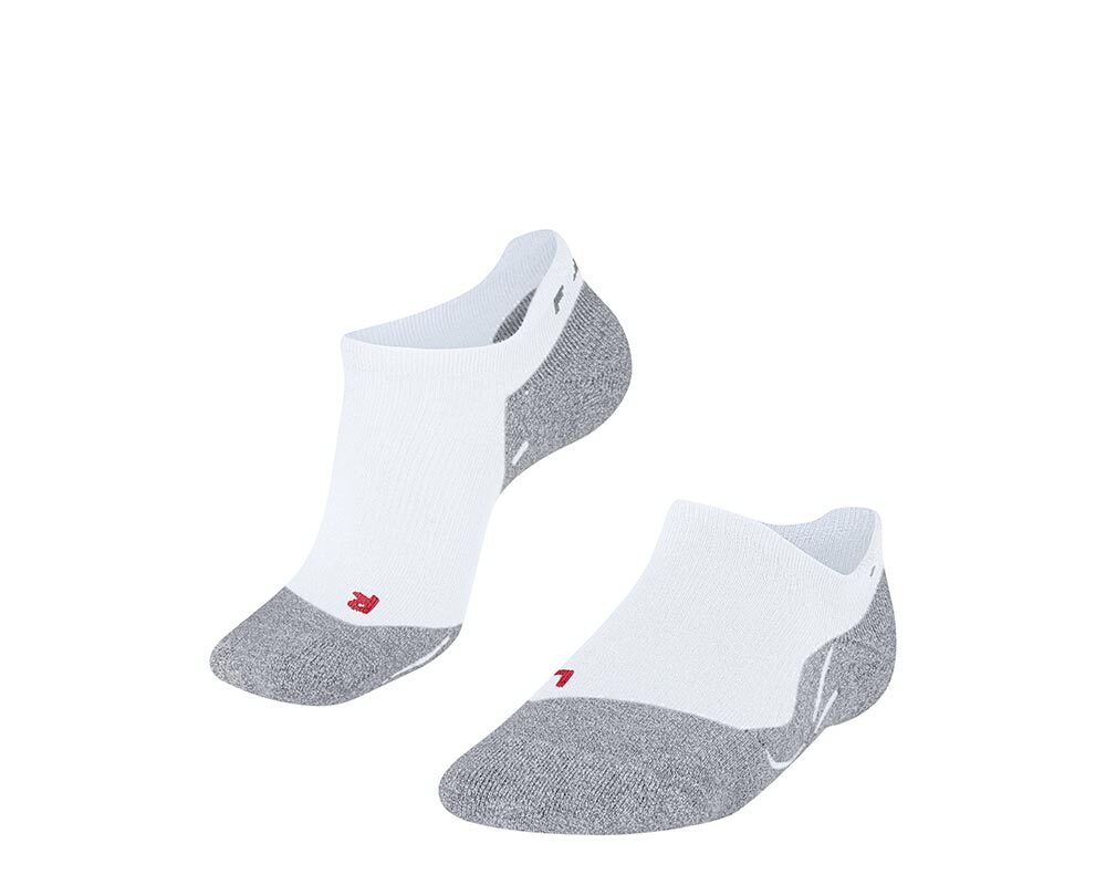 Falke RU3 Comfort Invisible Hardloopsokken Wit/Grijs Heren