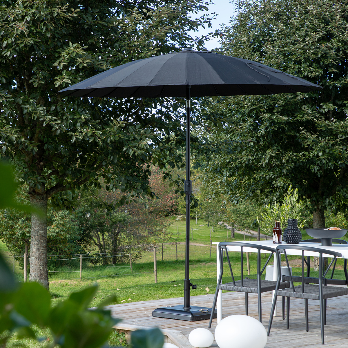 Parasol Einar Grijs