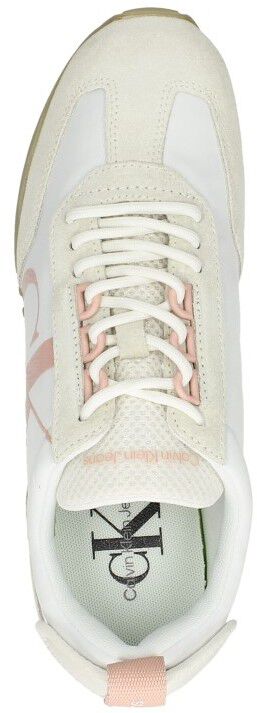 Calvin Klein New Retro Runner Laceup Low wit