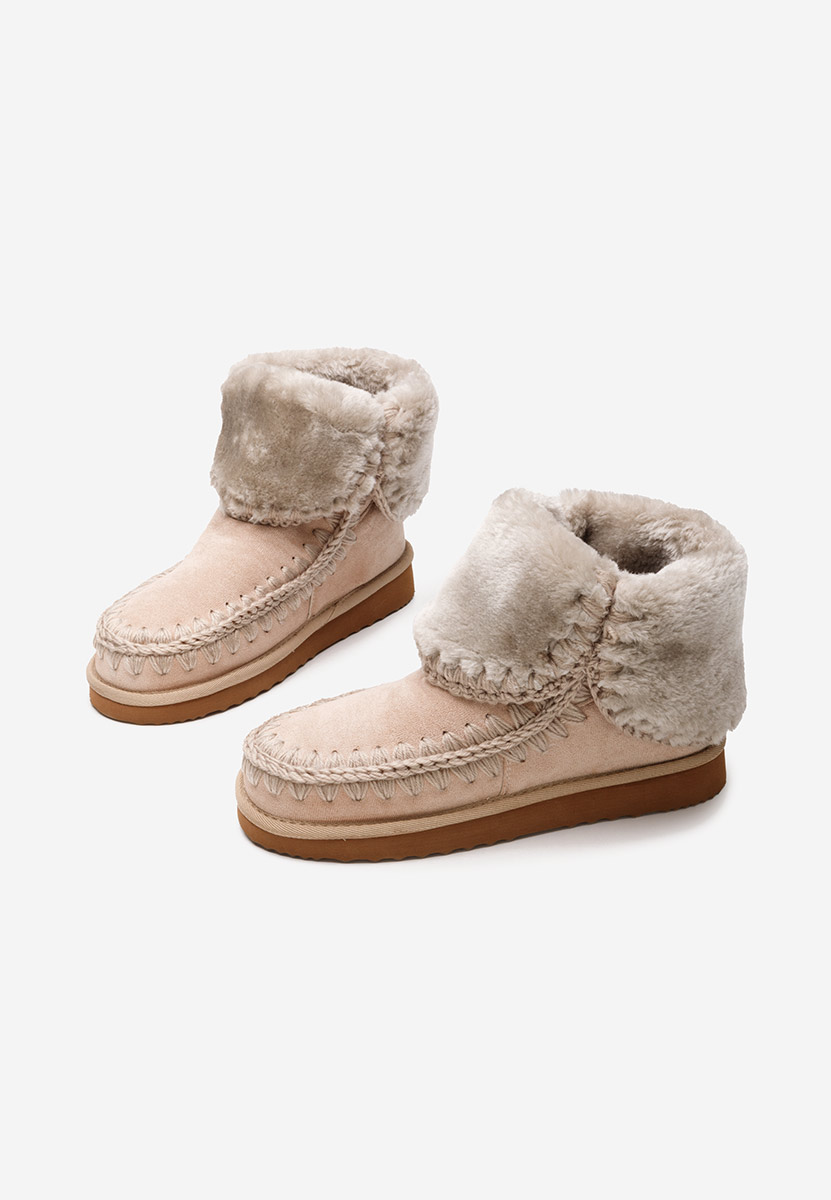Bottes mocc beige Maisara