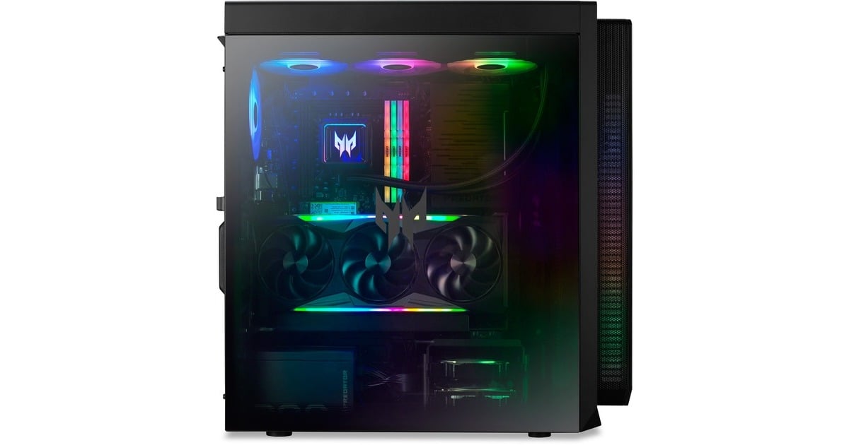 AcerPredator Orion 7000 PO7-660 IU9K85914 gaming pc  (Zwart | U9-285K | RTX 5090 | 64 GB | 2 TB)