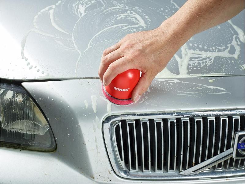 Sonax Polierpad Clay-Ball Schwamm für die Fahrzeugpflege