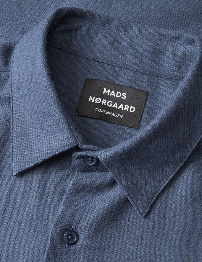 Mads Nørgaard - Copenhagen Alaska Flannel Sune Shirt Blå