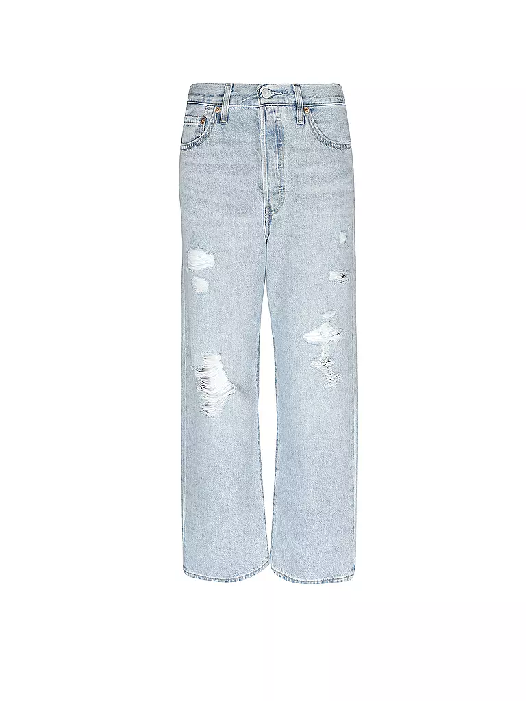 LEVI'S® Highwaist Jeans Straight Fit 7/8 RIBCAGE STRAIGHT hellblau