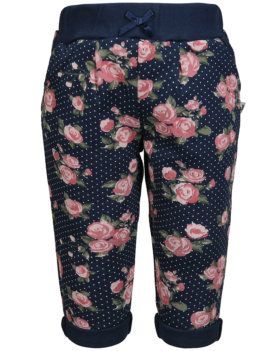 Stoffhose  CLASSIC GIRLS in marine/geblümt