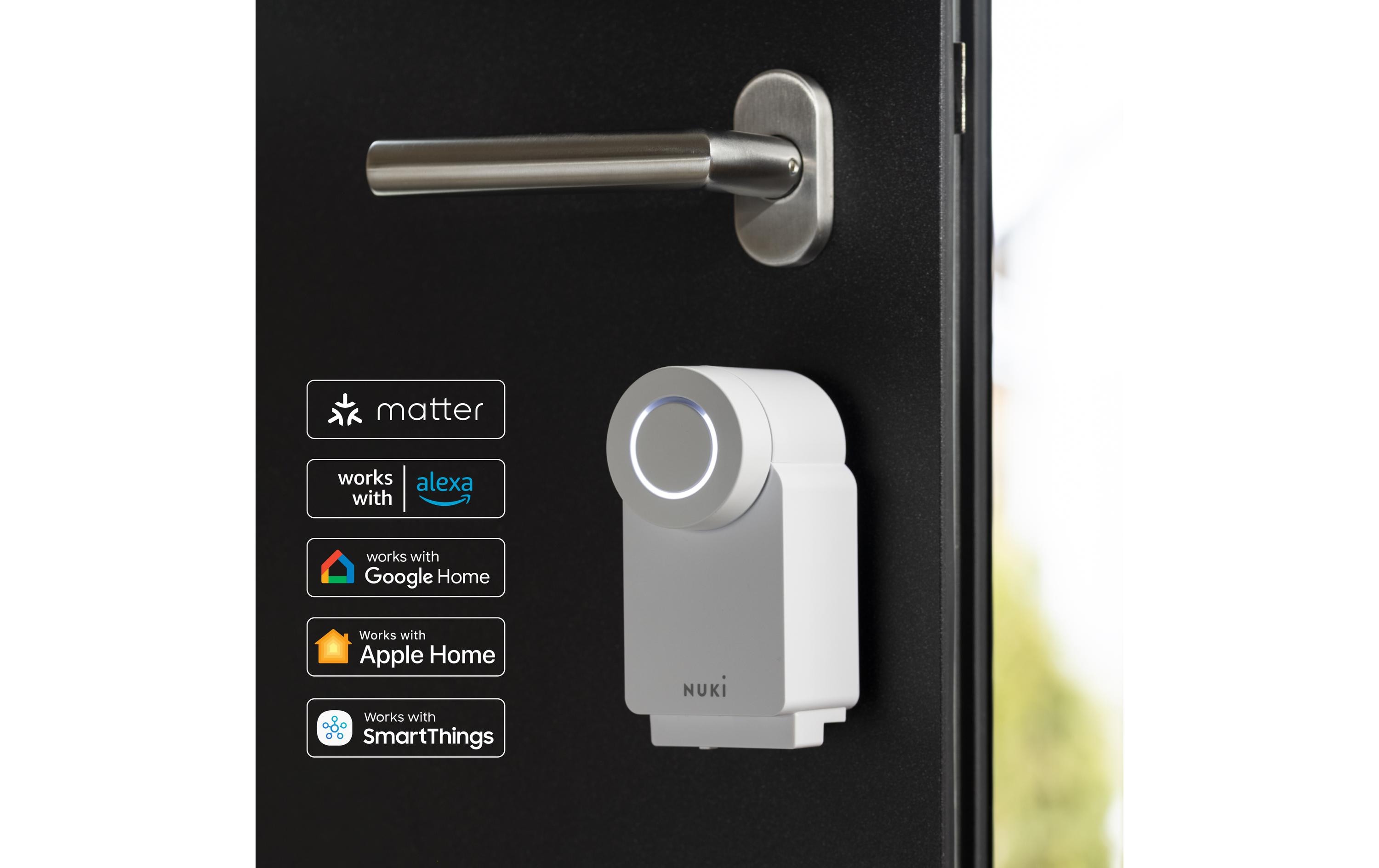 Smart Lock (4th Gen) EU-Zylinder, Weiss<br>Elektronisches Smart Home WLAN Türschloss