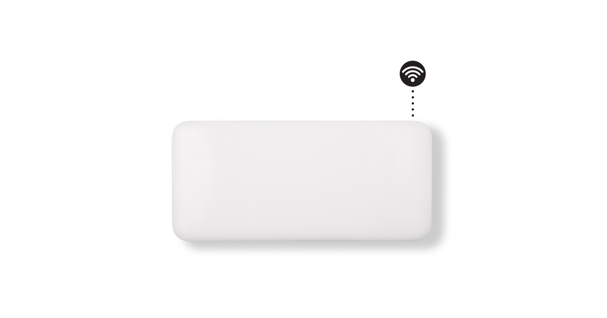MillSteel WiFi paneelverwarming PA1000WIFI4, 1000 Watt convector  (Wit, wifi 2,4 GHz (wifi 6), Bluetooth 5.2, Zigbee 3.0 + App)