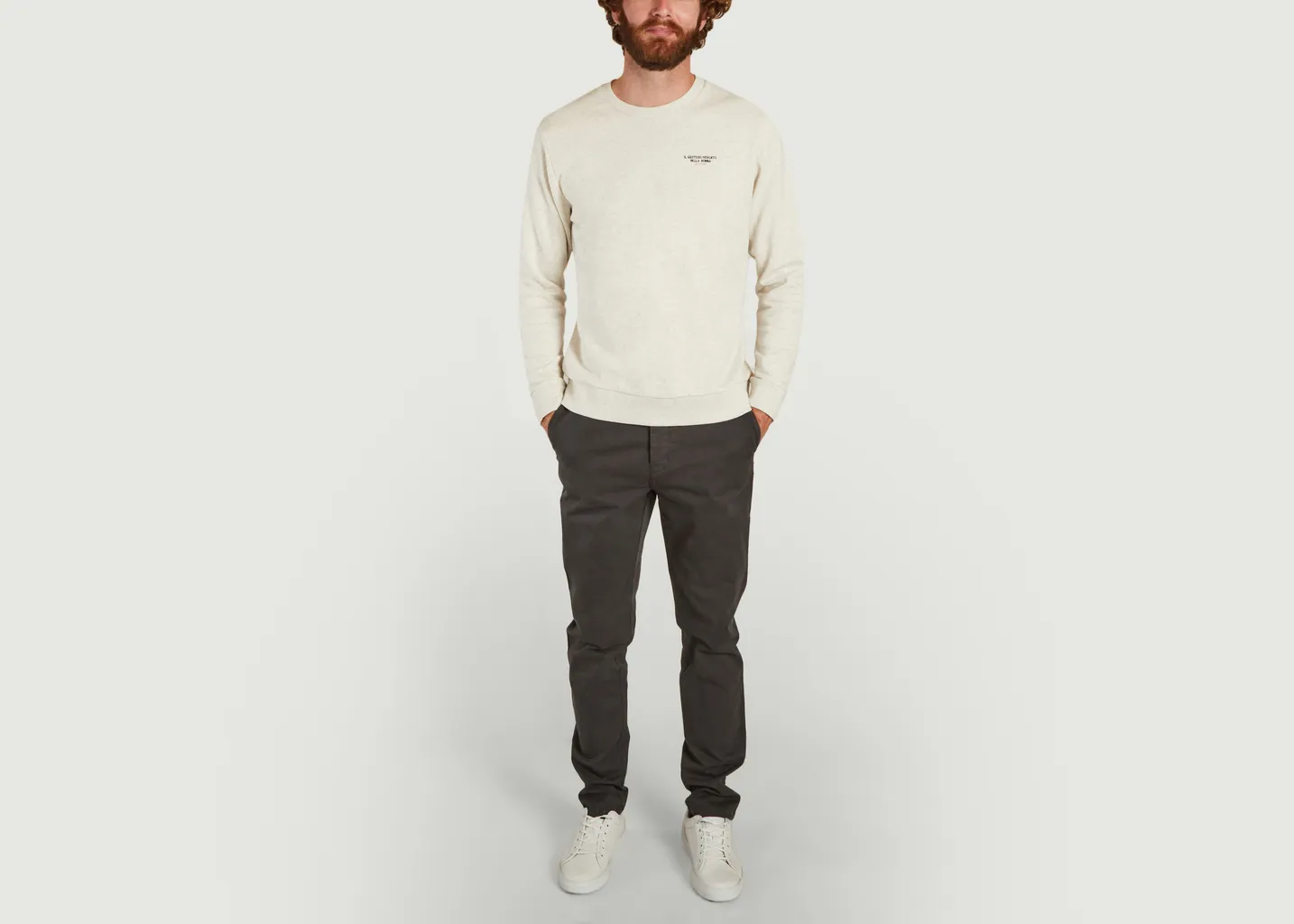 Pantalon Chino Classique Cuisse de Grenouille
