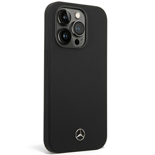 iPhone 14 Pro Max Silikon Hardcase Hülle (MEHMP14XSILBK) - Schwarz