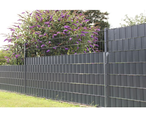 Privacyschermstroken PVC 19 x 3500 cm antraciet