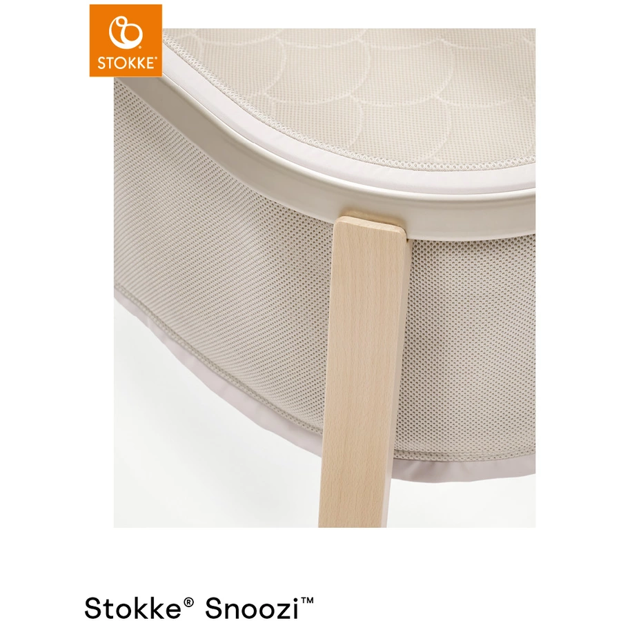 STOKKE® Snoozi™ Stubenbett Sandy Beige Inkl. Matratze