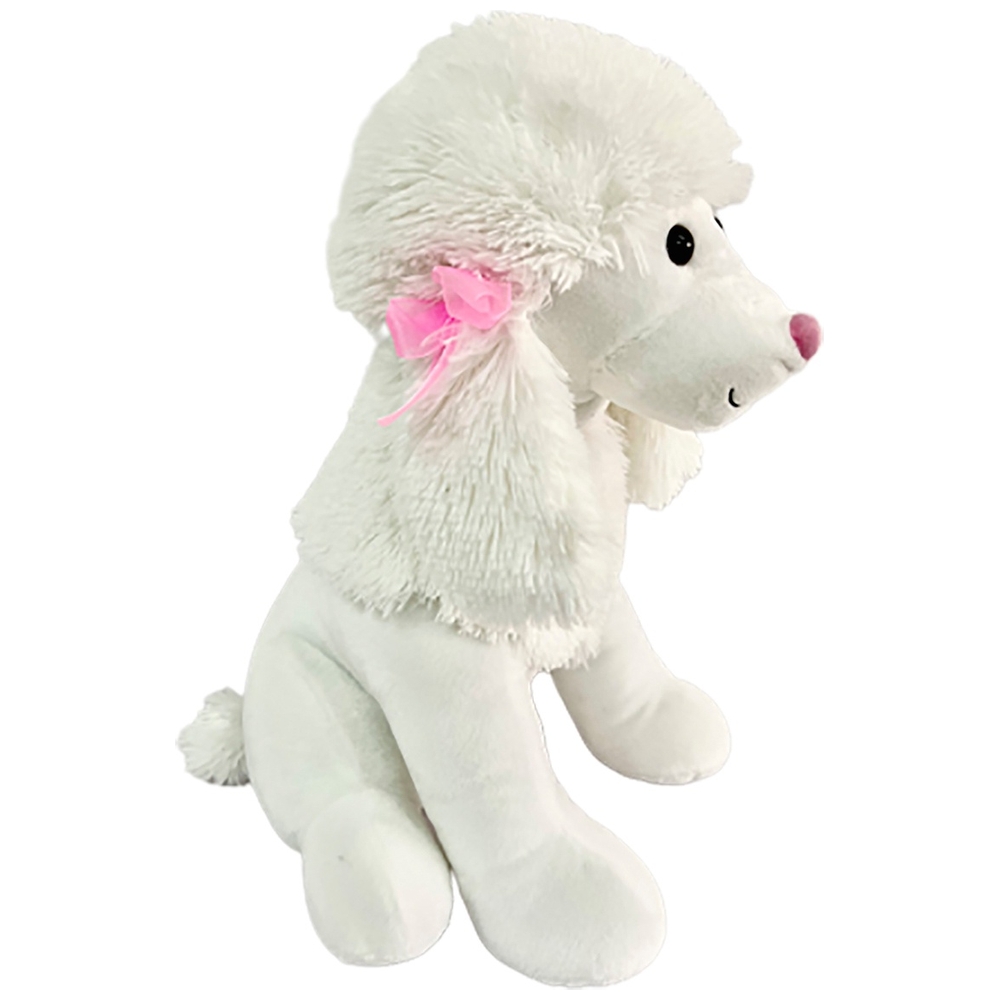 Dottie, der weiße Pudel, 50 cm großes Plüschtier
