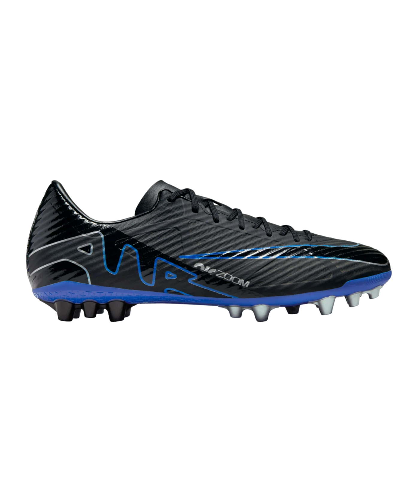 Nike Air Zoom Mercurial Vapor XV Academy AG Shadow Schwarz Silber Blau F040
