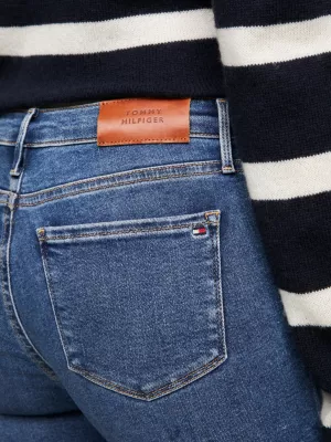 Calça jeans skinny de cintura média TH Flex