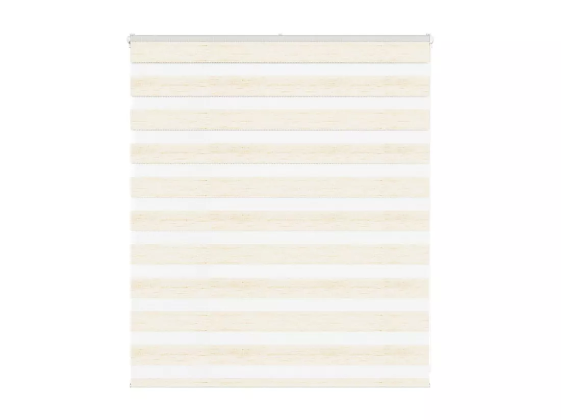 Store zèbre beige marbré largeur du tissu 130,9 cm polyester
