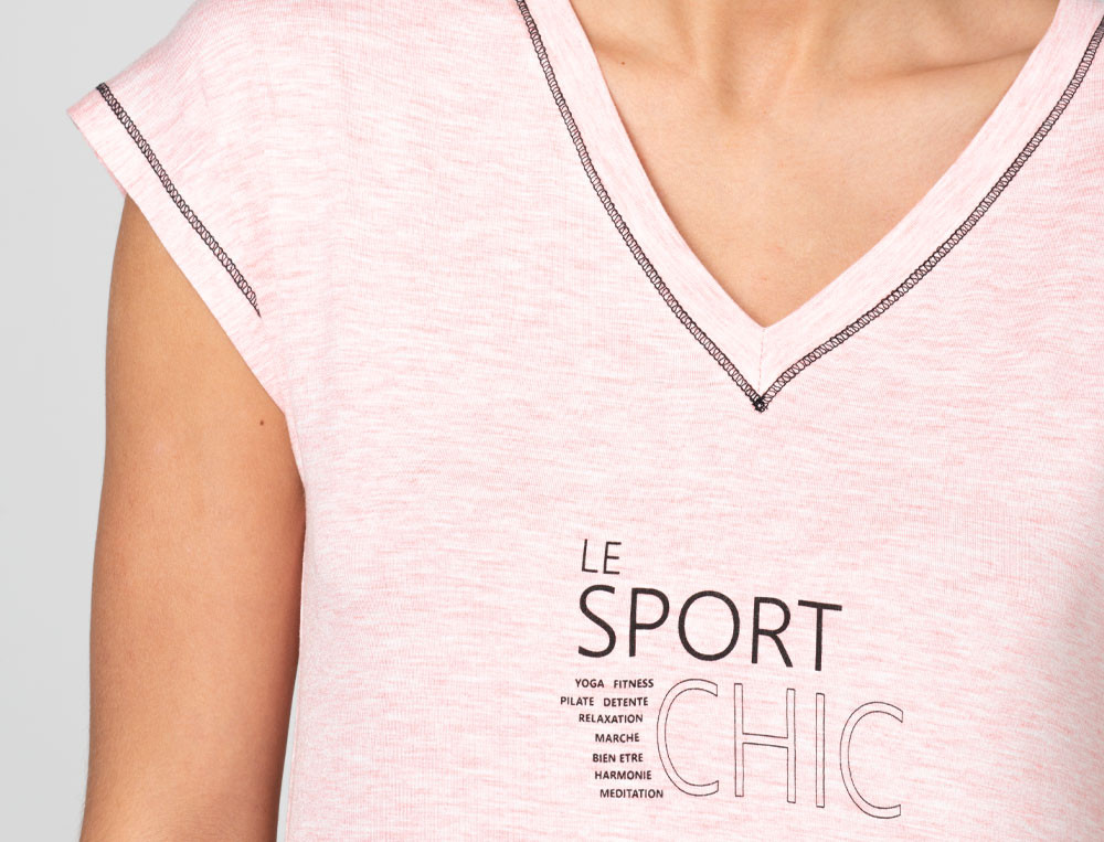 T-shirt-Le sport chic