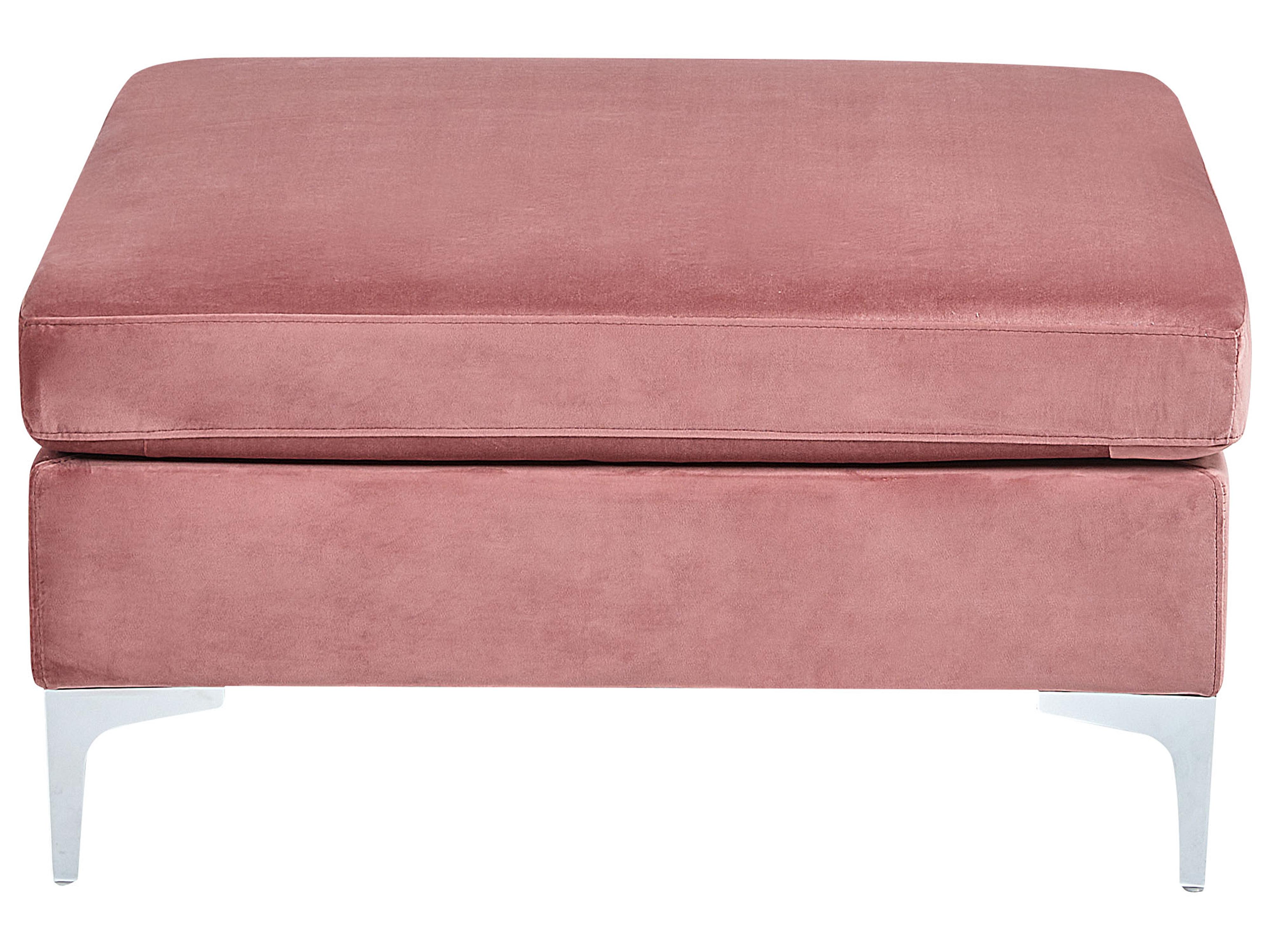 Ottomaan EVJA Fluweel Roze