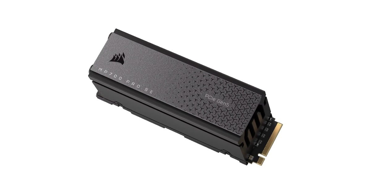 CorsairMP700 PRO SE met koeler 2 TB SSD  (PCIe 5.0 x4 NVMe 2.0, M.2 2280 )