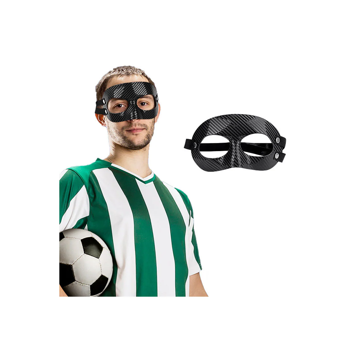 Beskyttelsesmaske øyne/nese for sports-aktiviteter