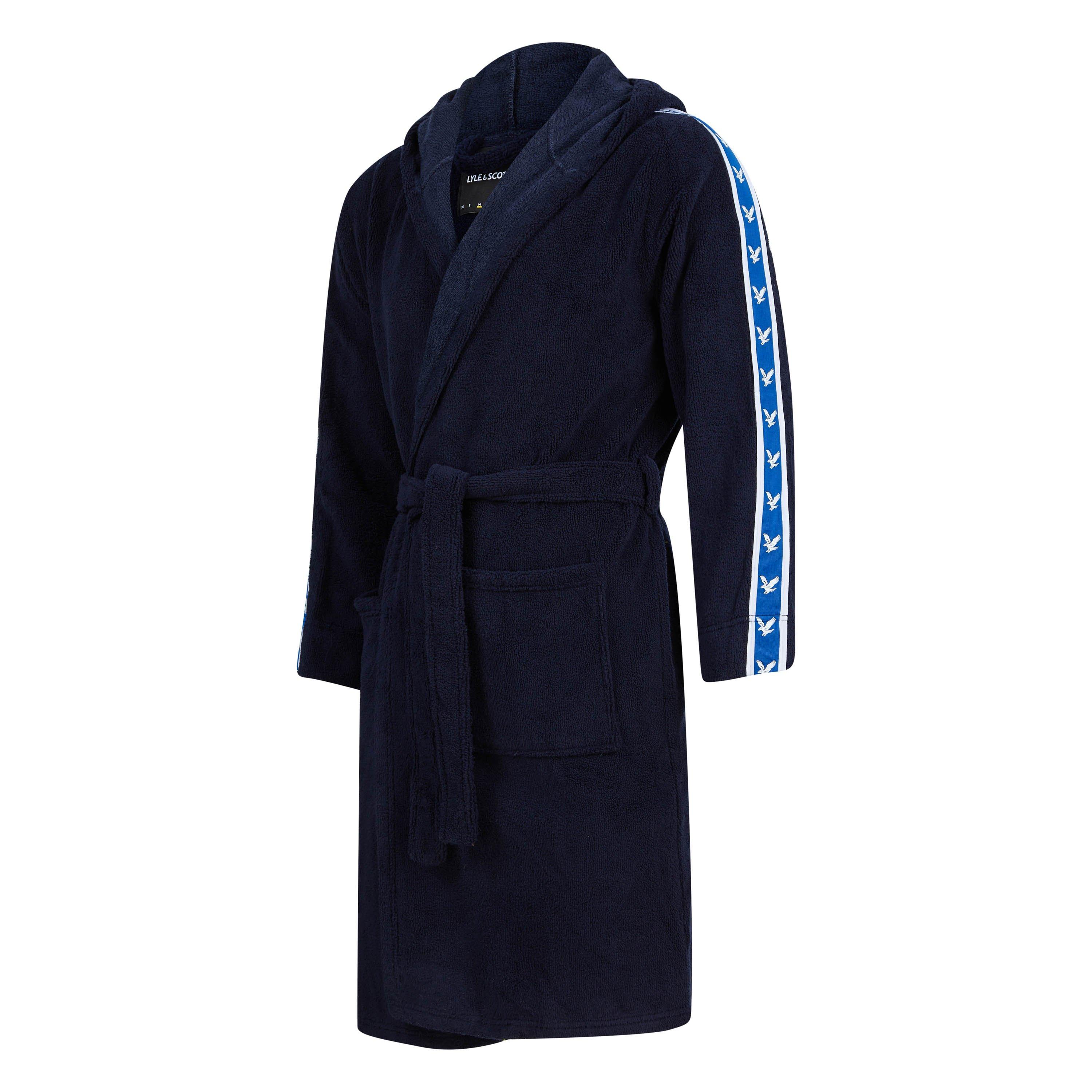 Lyle and Scott Hooded Bathrobe Mens