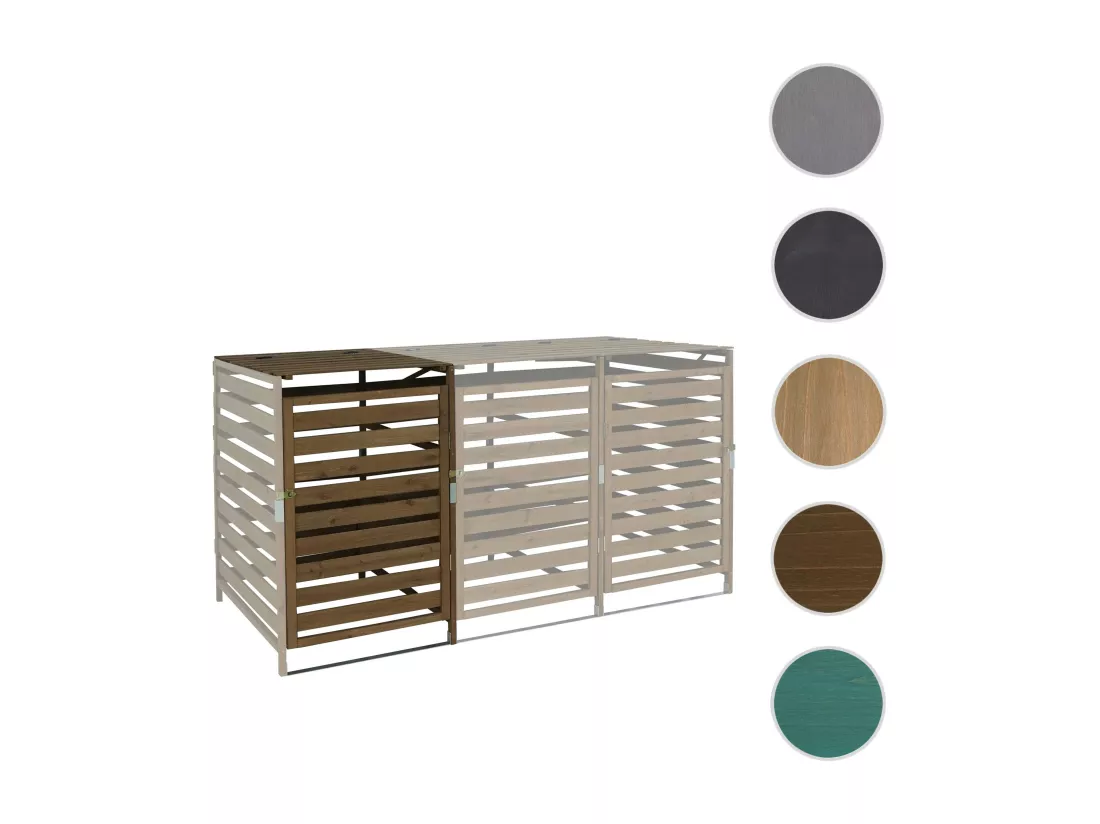 Extension pour cache-poubelle MCW-H62, brun foncé