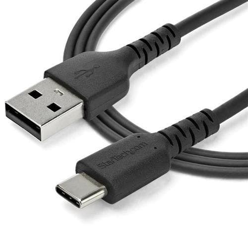 StarTech.com RUSB2AC1MB, 1 m, USB A, USB C, USB 2.0, 480 Mbit/s, Sort